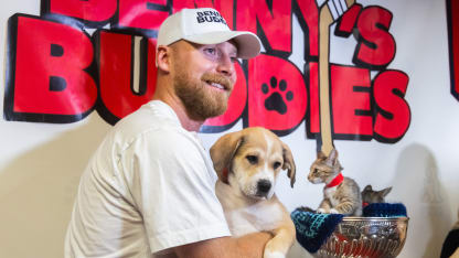 Benny’s Buddies spend time with the Stanley Cup