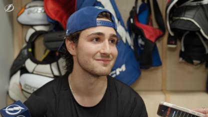 Dominic James | Postgame at Vegas Golden Knights