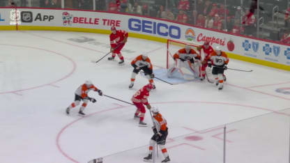 PHI@DET: DeBrincat scores goal against Dan Vladar