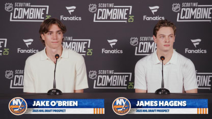 NHL Combine: James Hagens and Jake O'Brien
