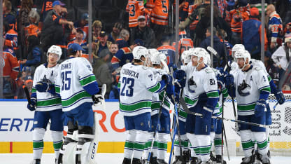 Les Canucks récompensés pour leur travail contre les Oilers