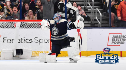 blue jackets summer spotlight elvis merzlikins