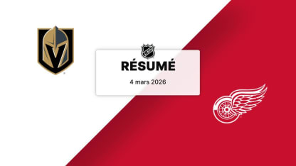 VGK vs DET | Résumé | 04/03/2026