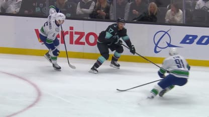 VAN@SEA: Stephenson scores goal against Kevin Lankinen