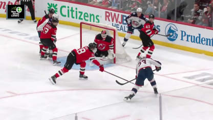 Monahan mit Schnappschuss ins Eck