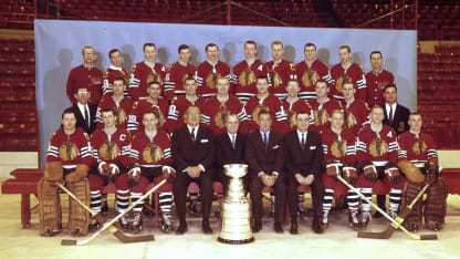 1961 Black Hawks team photo
