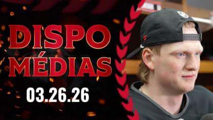 Carter Yakemchuk dispo médias avant le match contre PIT