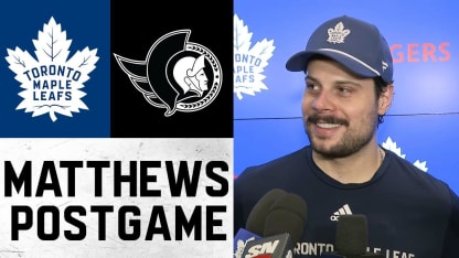 Auston Matthews | Post Game vs Ottawa Senators