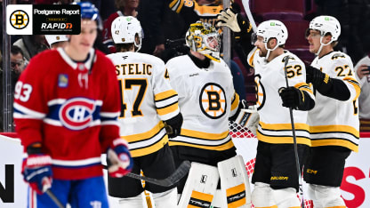 Boston Bruins Montreal Canadiens game recap November 15 2025