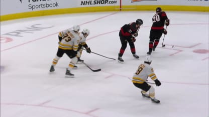 BOS@CAR: Slavin scores goal