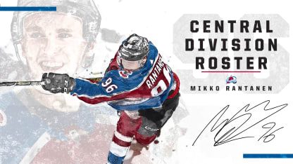 Mikko Rantanen All Star Graphic Digital 2019 All Star Game Central Division Roster
