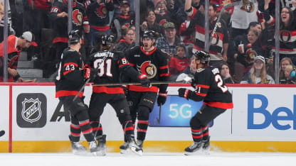 Senators anotan dos goles en 19 segundos