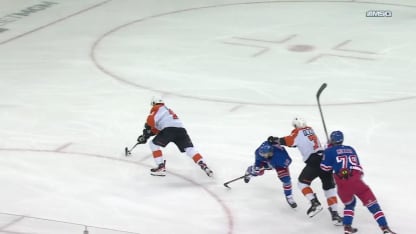 PHI@NYR: Shesterkin with a great save