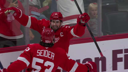 Larkin's 3rd NHL hat trick