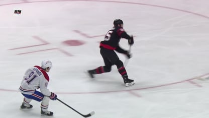 MTL@OTT: Sanderson scores goal against Samuel Montembeault