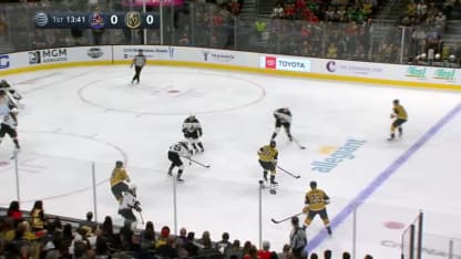 Golden Knights score 2 in :17