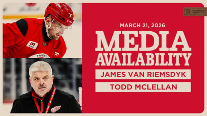 James van Riemsdyk, Todd McLellan Morning Skate