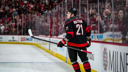Carolina Hurricanes rookie achieves franchise first in NHL playoff-clinching win