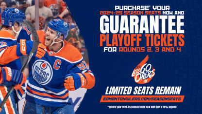 PURCHASE YOUR 2024-25 SEASON SEATS NOW AND GUARANTEE PLAYOFF TICKETS FOR ROUNDS 2, 3, AND 4