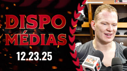 Brady Tkachuk dispo médias avant le match contre BUF