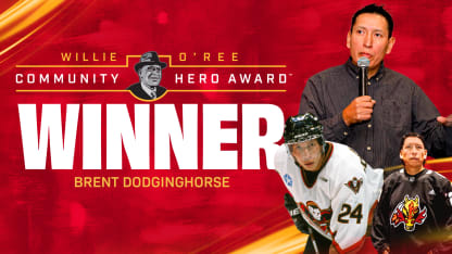 Brent Dodginghorse Named 2025 Willie O'Ree Community Hero Award Winner