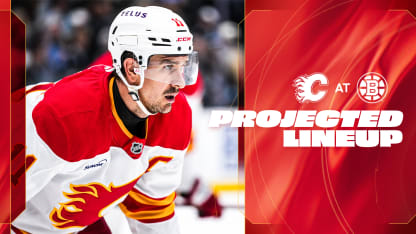 Projected Lineup - Flames @ Bruins - 08.01.26
