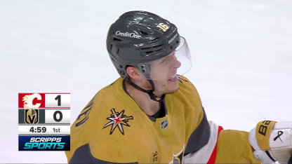 CGY@VGK: Wolf effectue un bel arrêt contre Pavel Dorofeyev