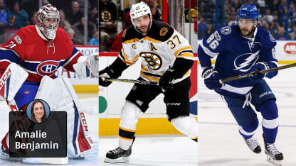 Carey Price, Patrice Bergeron, Nikita Kucherov