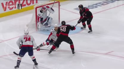 WSH@CAR: Robinson scores goal against Logan Thompson