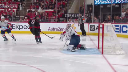 WSH@CAR: Jarvis scores goal against Logan Thompson