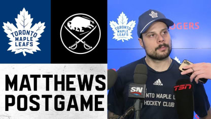 Auston Matthews | Post Game vs. Buffalo Sabres