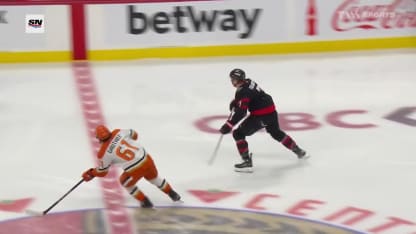 Noah Gregor with a Goal vs. les Ducks d'Anaheim