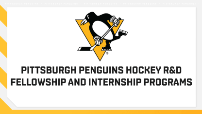 Penguins Hockey Research and Development Department Launches Fellowship and Internship Program