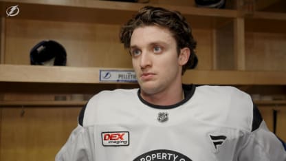 Jakob Pelletier | Pregame vs Carolina Hurricanes