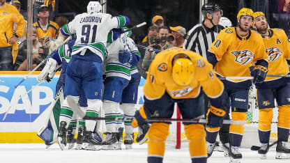 Canucks hold off Preds to win Game 6
