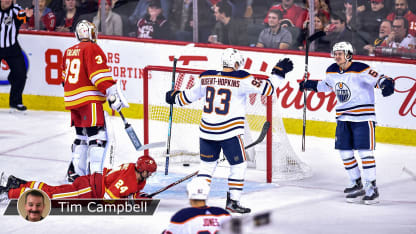 Battle of Alberta Oilers Flames badge
