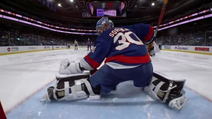 VGK@NYI: Barbashev scores goal against Ilya Sorokin