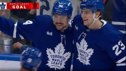 Maple Leafs strike twice in 8 seconds