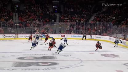 Michkov marque dans un filet désert