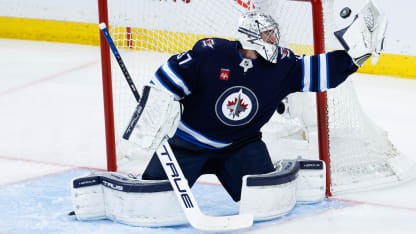 Winnipeg Jets goalie Connor Hellebuyck feels on his game in second round