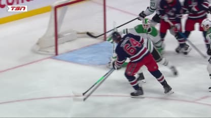 DAL@WPG: Stanley scores goal against Casey DeSmith