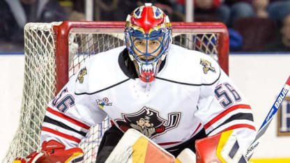 Portland goaltender Mike McKenna