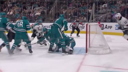 LAK@SJS: Kopitar scores goal against Yaroslav Askarov