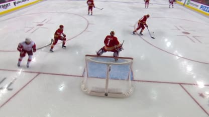 DET@CGY: DeBrincat scores goal against Devin Cooley