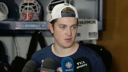 Après-match c. FLA : Montembeault