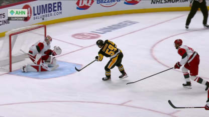 CAR@PIT: Chinakhov scores goal against Frederik Andersen