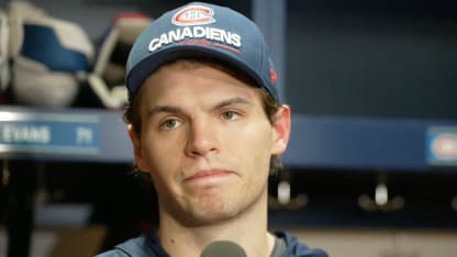 Après-match c. NYR : Evans