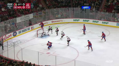 OTT@MTL: Ullmark effectue un bel arrêt contre Zachary Bolduc
