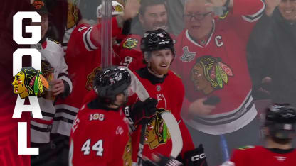 SJS@CHI: Rinzel scores goal against Yaroslav Askarov