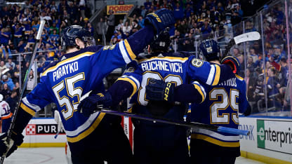 Trois buts en 32 secondes pour les Blues